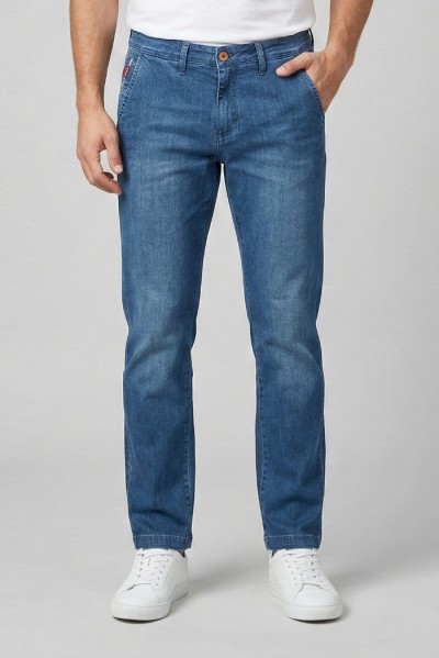 Squad2 jeans chino slim fit in denim di cotone stretch SQ17 226064 Lav. A [227dafa8]