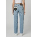 John Richmond jeans straight leg fit in denim di cotone Shipern uwp26130jeg8 [31e968cf]