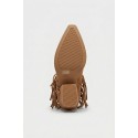 Crichic stivaletto scamosciato con frange 3602-1 [8d5198a6]
