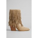 Crichic stivaletto scamosciato con frange 3602-1 [21ba7807]
