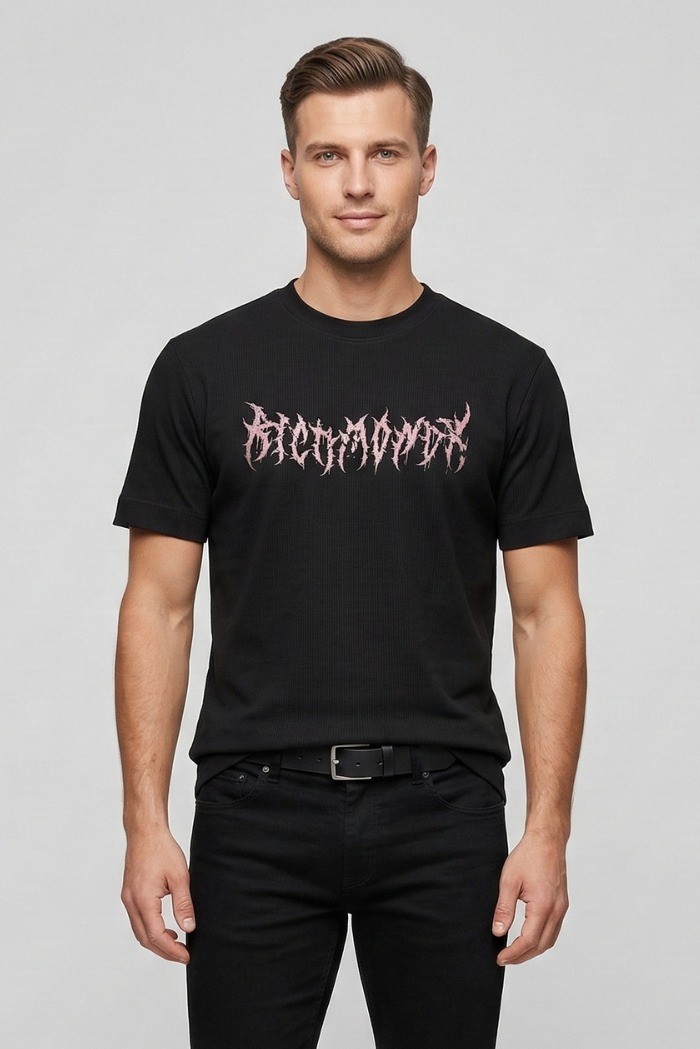 John Richmond t-shirt in maglia di cotone Neteh ump26028ts [fd8b6dae]