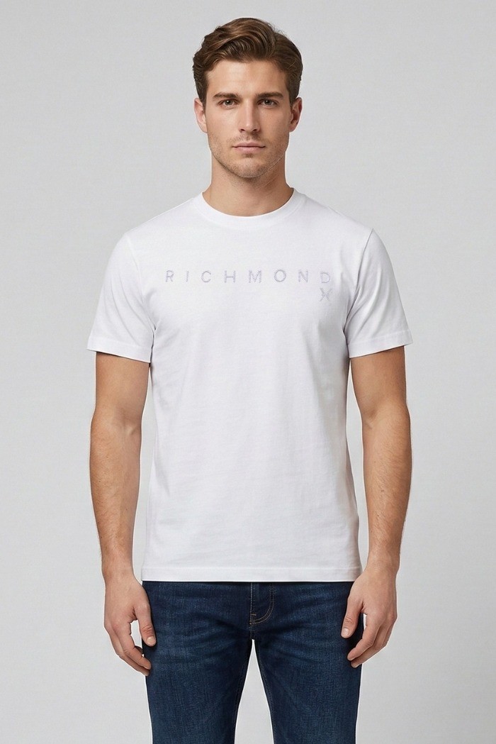 John Richmond t-shirt in jersey Silkom ump26018ts [5e9ead0f]