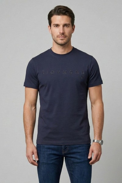 John Richmond t-shirt in jersey Silkom ump26018ts — 805219040078402_2