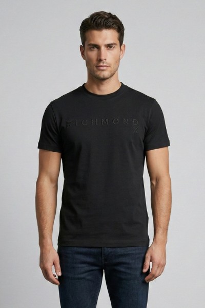 John Richmond t-shirt in jersey Silkom ump26018ts — 805219040078402_3