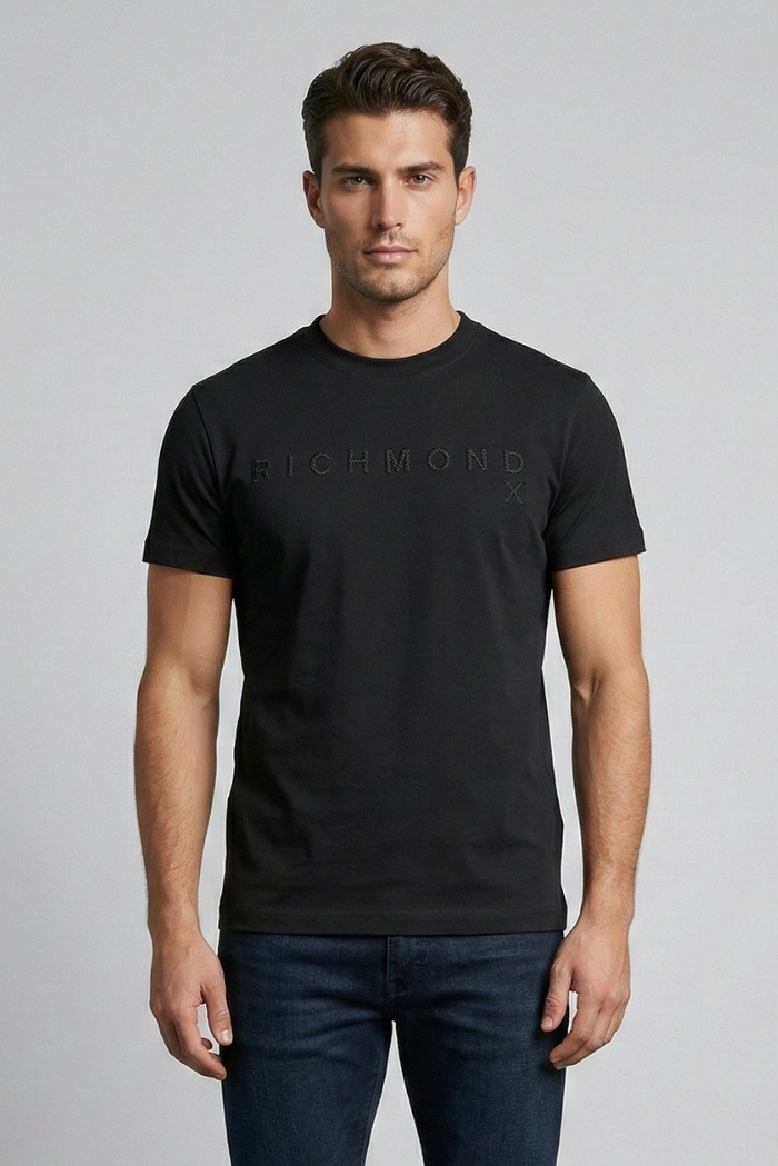 John Richmond t-shirt in jersey Silkom ump26018ts [759c1583]