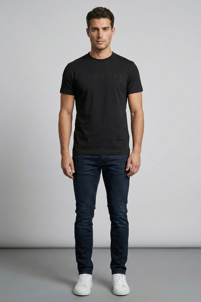 John Richmond t-shirt in jersey Silkom ump26018ts [1ba7978a]