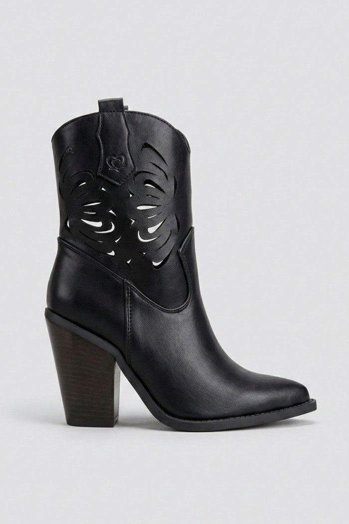 Crichic stivaletto texano in nappa intarsi 3604-1 [cf537020]