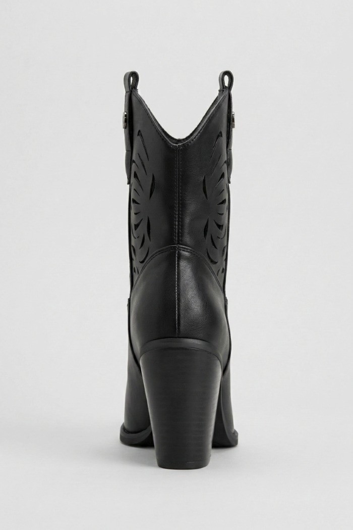 Crichic stivaletto texano in nappa intarsi 3604-1 [a438b537]