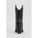 Crichic stivaletto texano in nappa intarsi 3604-1 [a438b537]