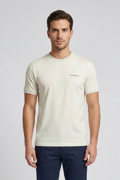 John Richmond t-shirt in misto cotone Respir ump26076ts [89f460cc]