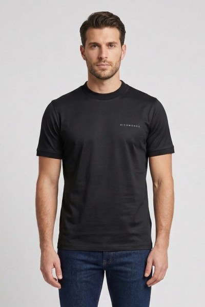 John Richmond t-shirt in misto cotone Respir ump26076ts — 805219040078380_3
