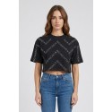 John Richmond t-shirt cropped Zonse uwp26013ts [858645b5]