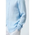 Roy Roger's camicia in lino Pierce RRU431P4220569 [4ace362c]