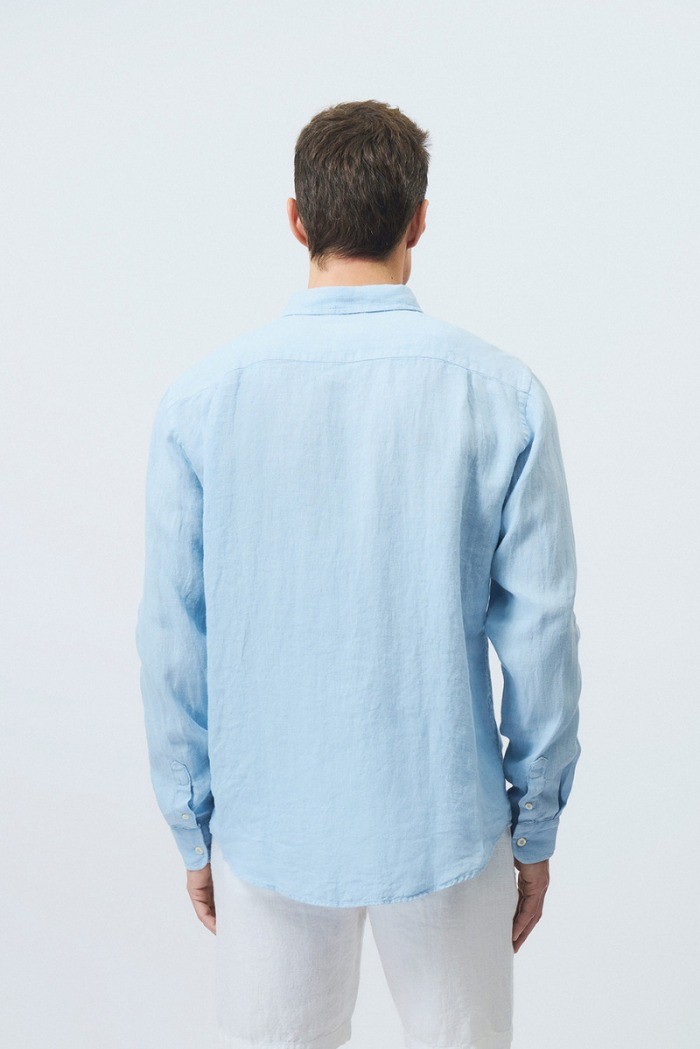 Roy Roger's camicia in lino Pierce RRU431P4220569 [fdd3f728]