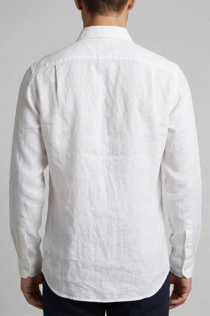 Roy Roger's camicia in lino Pierce RRU431P4220569 [d982fcf9]