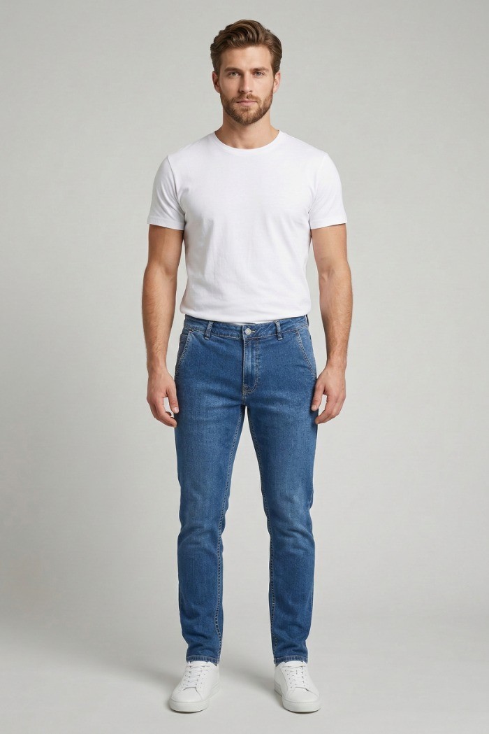 Markup jeans chino in denim di contone stretch Gabriel MK1950007 [9b658619]