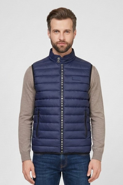 John Richmond gilet lupetto in nylon Treox ump26042pi [c66ebd7d]