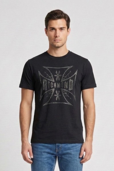 John Richmond t-shirt in cotone Boloko ump26200ts [de3b276f]