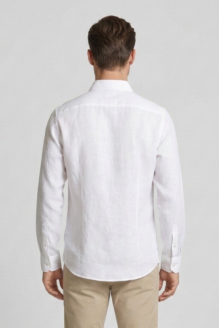 Urban Ring camicia in misto lino e cotone UR1130001 [40fdd39b]
