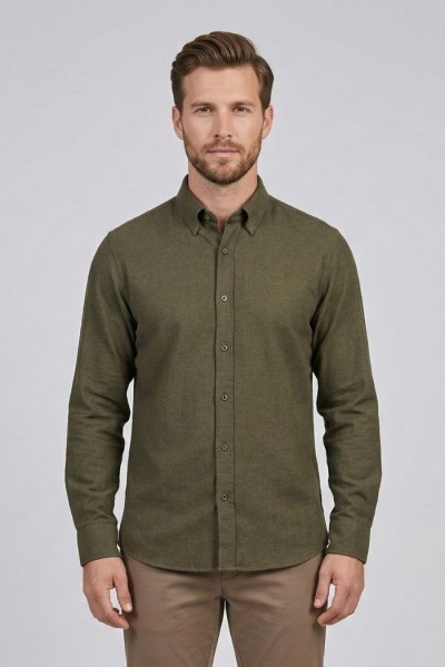 Urban Ring camicia in misto lino e cotone UR1130001 [f8bdf873]