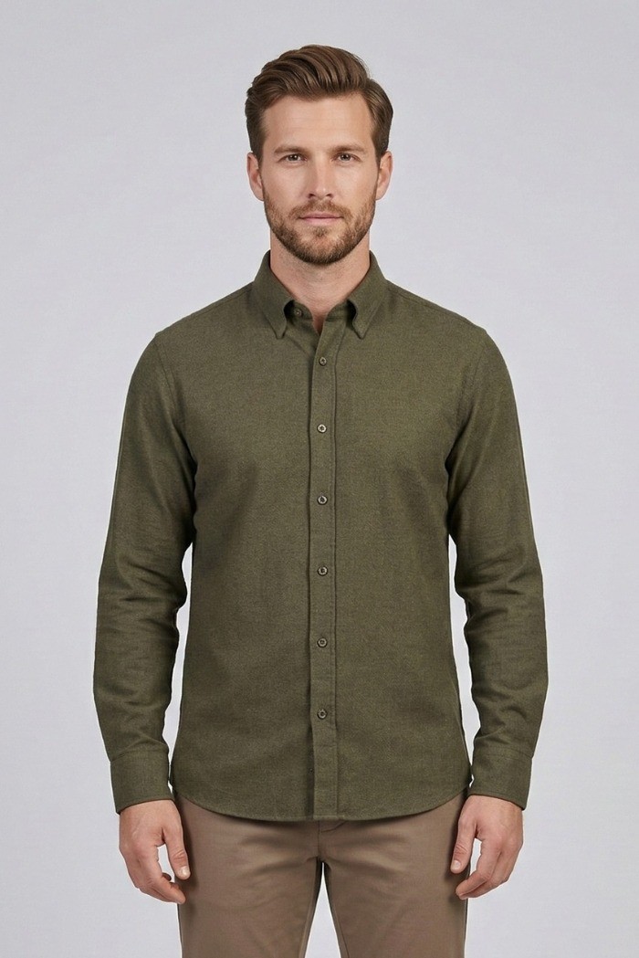 Urban Ring camicia in misto lino e cotone UR1130001 [f8bdf873]