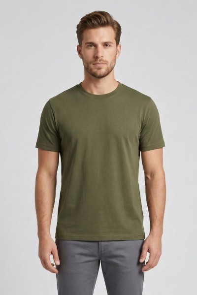 Squad2 t-shirt girocollo in cotone stretch TS102 — 805219040078423_3