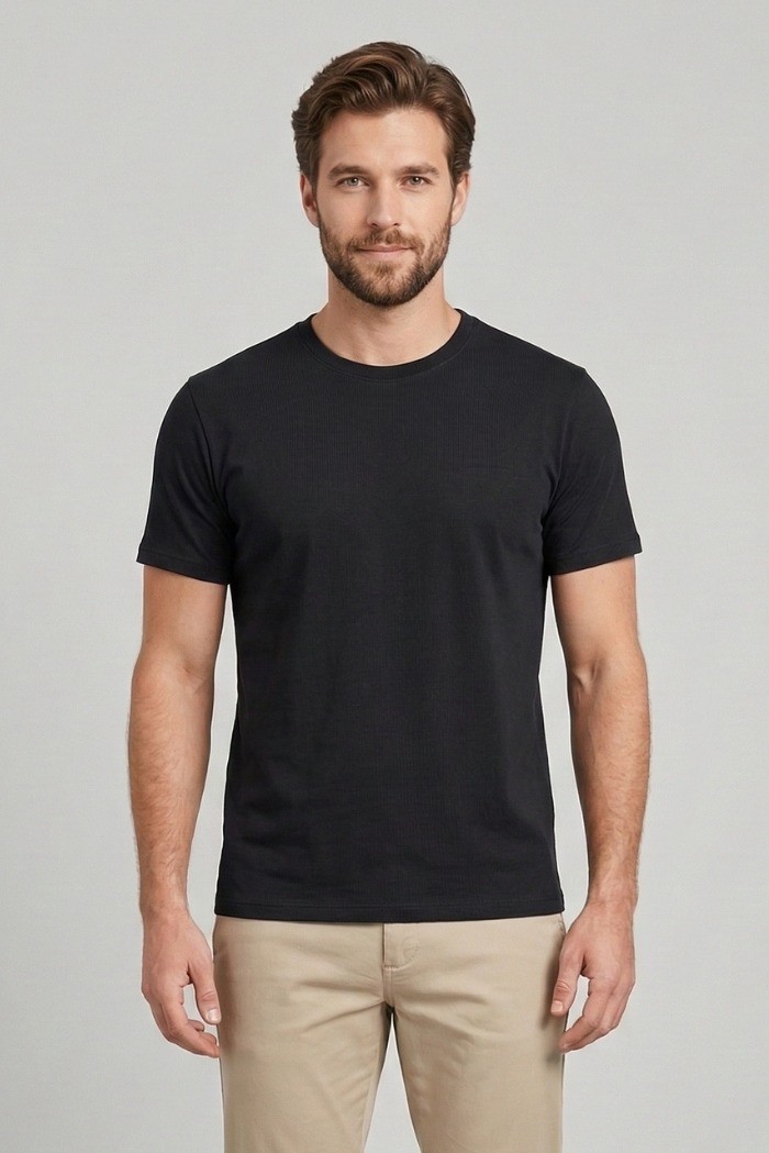 Squad2 t-shirt girocollo in cotone stretch TS102 [2f419306]