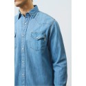 Roy Roger's camicia Martin Cobalt Stone rru400cg343162 [c6dd45b9]