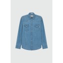 Roy Roger's camicia Martin Cobalt Stone rru400cg343162 [c38d02a7]