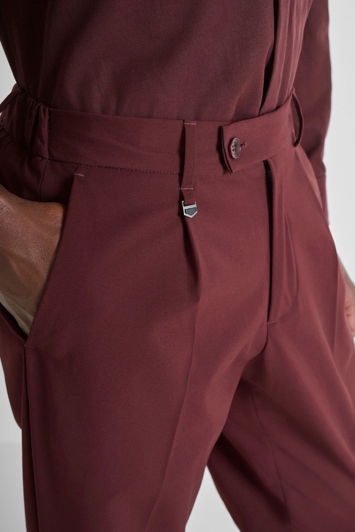 Antony Morato pantaloni regular fit in misto viscosa Luis mmts00043-fa600263 [37f2b40b]