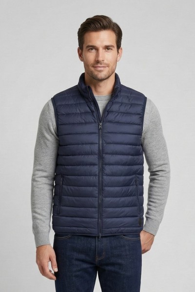 Urban Ring gilet lupetto in nylon UR1140015 — 805219040078466_2