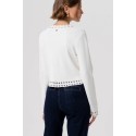 Fracomina cardigan regular con inserti in pizzo fr26st8010k52401 [0fd31dbd]
