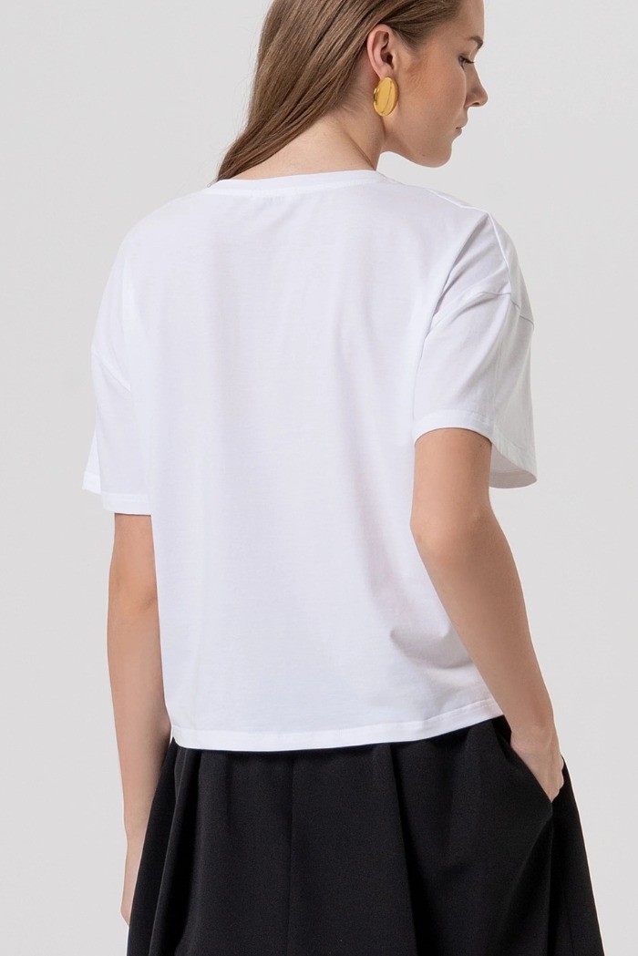 Fracomina t-shirt over in jersey di cotone fr26st3046j401n5 [3045eca0]