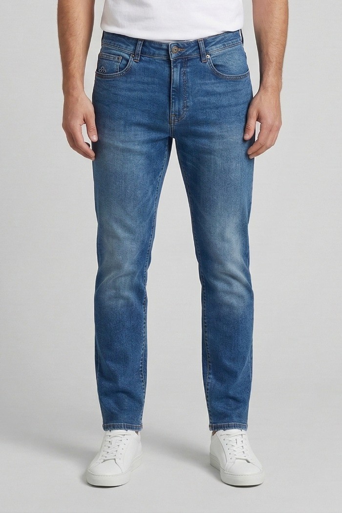 Markup jeans cropped tapered fit in denim di cotone Thomas MK1950015 [8d532c0b]
