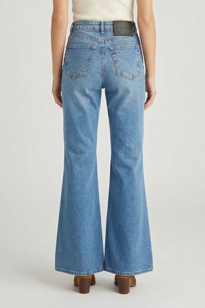 John Richmond jeans in denim di cotone Lalgudi uwp26202je [898f000d]