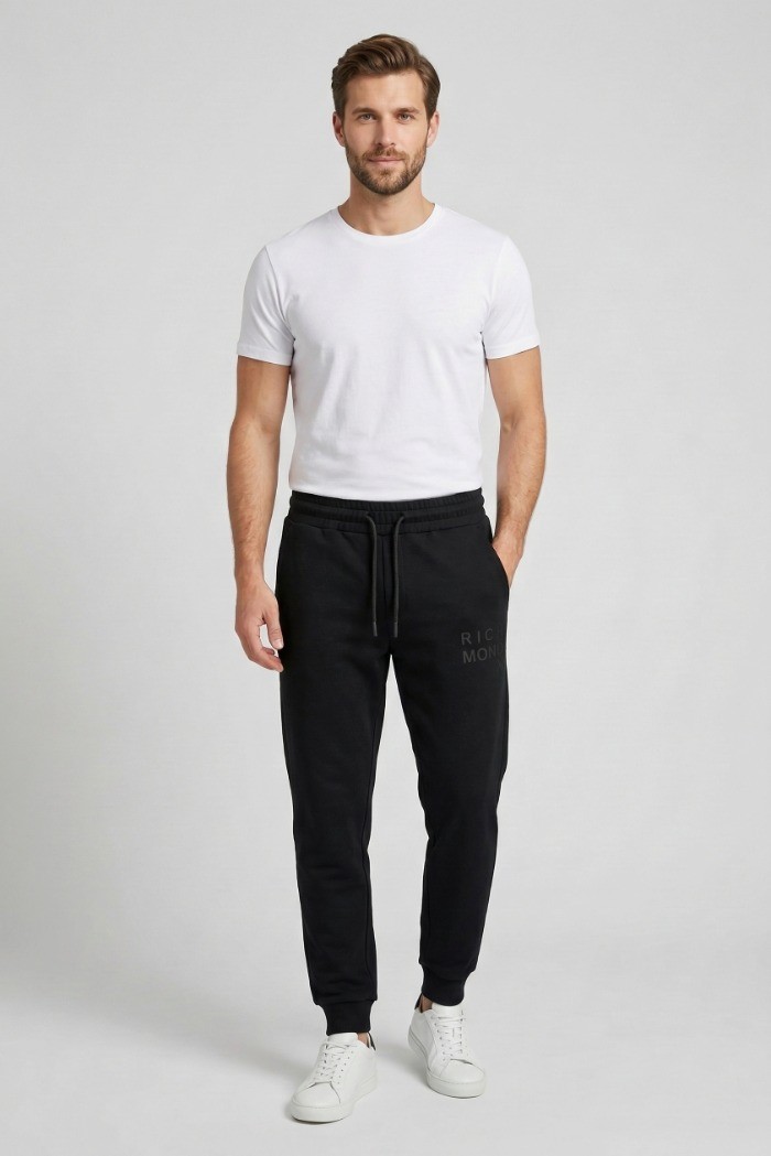 John Richmond pantalone in felpa in misto cotone Enio ump26033pardi [53fcec34]