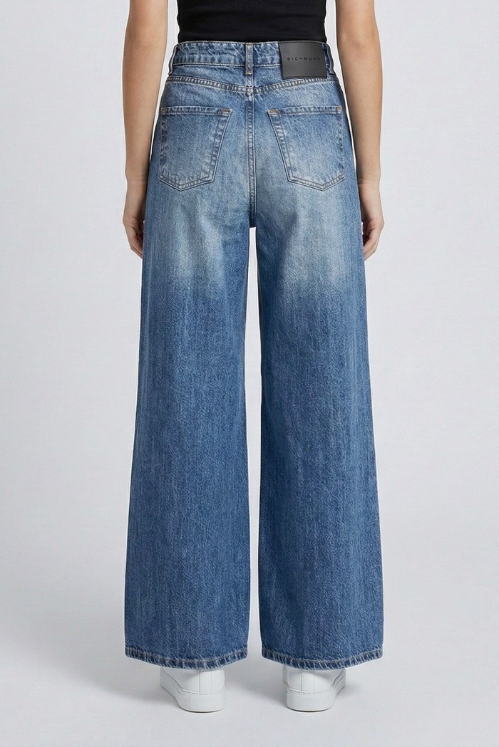 John Richmond jeans in denim di cotone Kalpi uwp26198jejo [ba37f9dc]