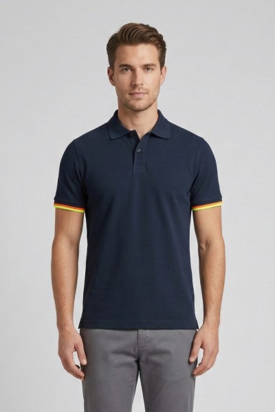 Markup polo in piquet di cotone stretch MK1910022 — 805219040078359_2