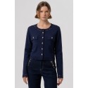 Fracomina cardigan regular con inserti in pizzo fr26st8010k52401 [8c356e7f]