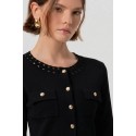 Fracomina cardigan regular con inserti in pizzo fr26st8010k52401 [e50f2ff8]