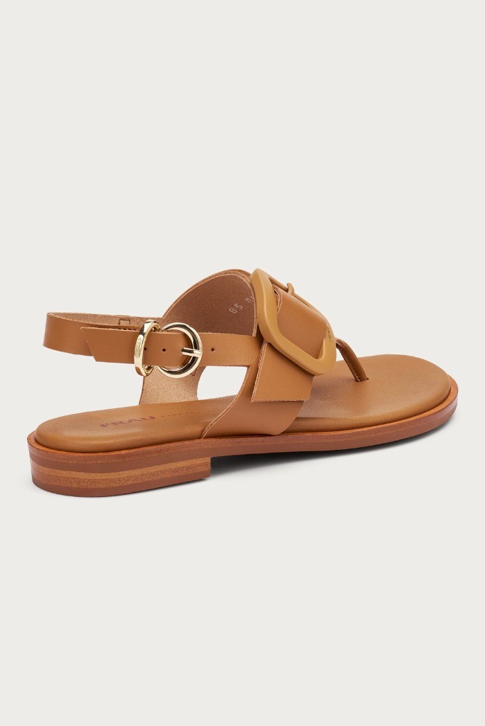Frau sandalo infradito minimal in pelle 85M5 [7278dadb]