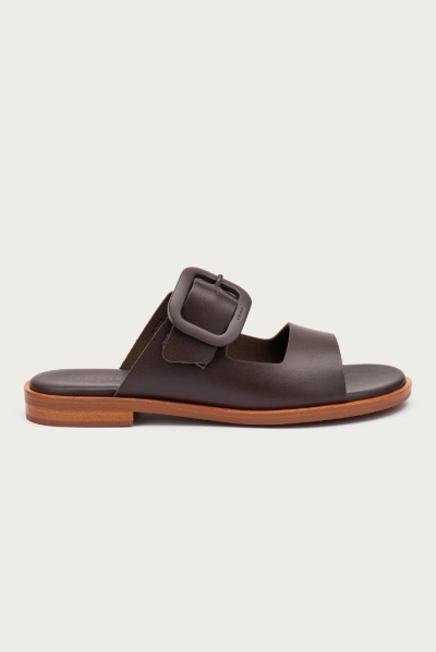 Frau ciabatta in pelle con fibbia in tono 85M3 — 805219040078570_1