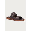 Frau ciabatta in pelle con fibbia in tono 85M3 [2479d76c]
