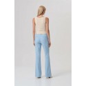 Fracomina pantaloni sartoriali flare con dettaglio logo metallico fr26sva004w42901 [624be488]