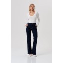 Fracomina jeans flare wide leg in denim con lavaggio raw fr26sv2009d46493 [d879bbc1]