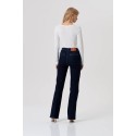 Fracomina jeans flare wide leg in denim con lavaggio raw fr26sv2009d46493 [b64239c8]