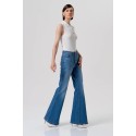 Fracomina jeans bootcut in denim con lavaggio medio fr26sva013d40902 [459180c0]
