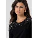 Fracomina t-shirt regular in jersey con applicazioni gioiello fs26st3005j401j9 [d3e1b088]