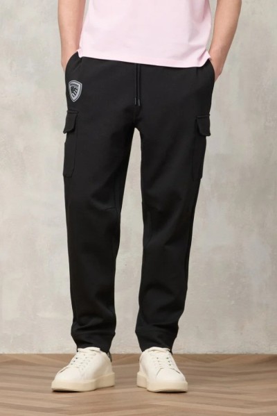 Blauer pantalone in felpa multitasche Olneys 26sblup04036-007441 — 805219040078433_1