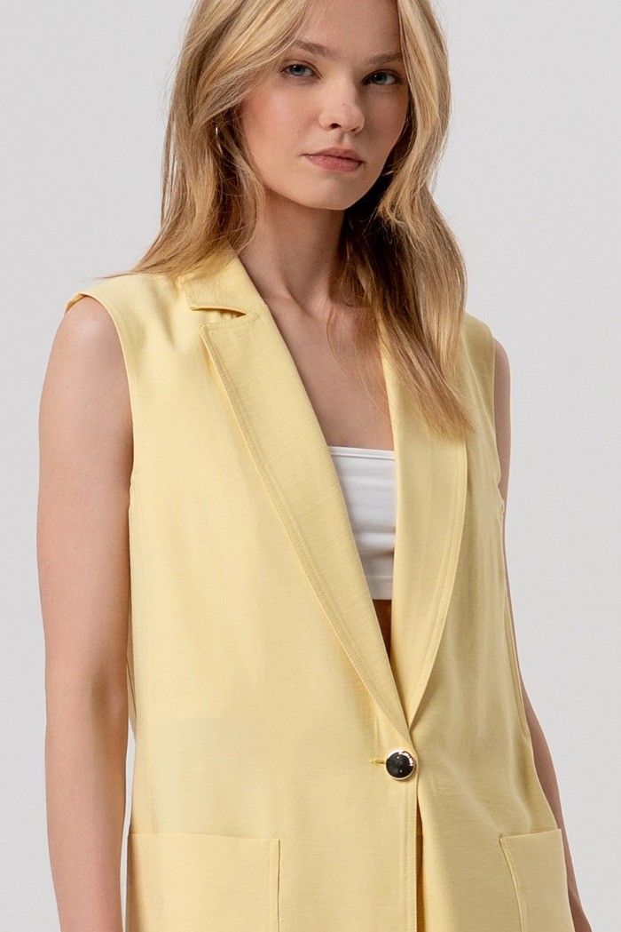 Fracomina gilet regular monopetto fy26sj5012w83601 [4b7237b1]
